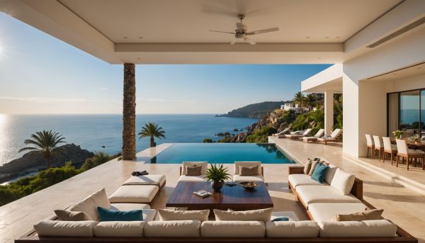Location villa avec vue panoramique