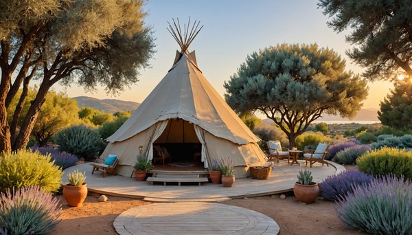 Location de wigwam en Méditerranée : Immersion dans la nature