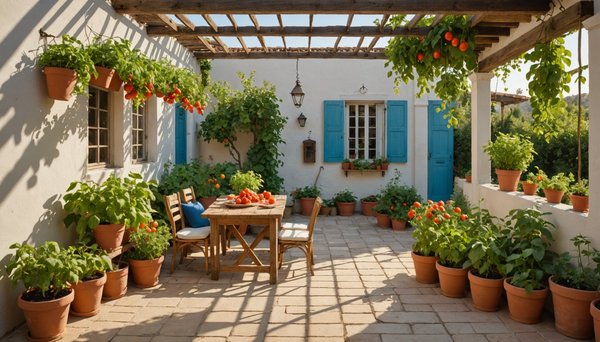 Location de vacances en Méditerranée avec jardin potager : Fraîcheur et saveurs locales