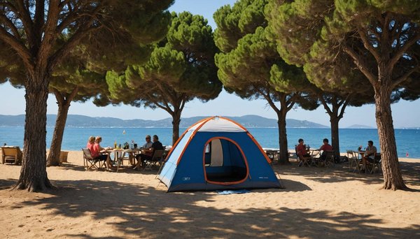 Partir en camping à saint-tropez